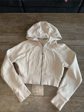 Lululemon Athletica Cream Zip-Up Hoodie